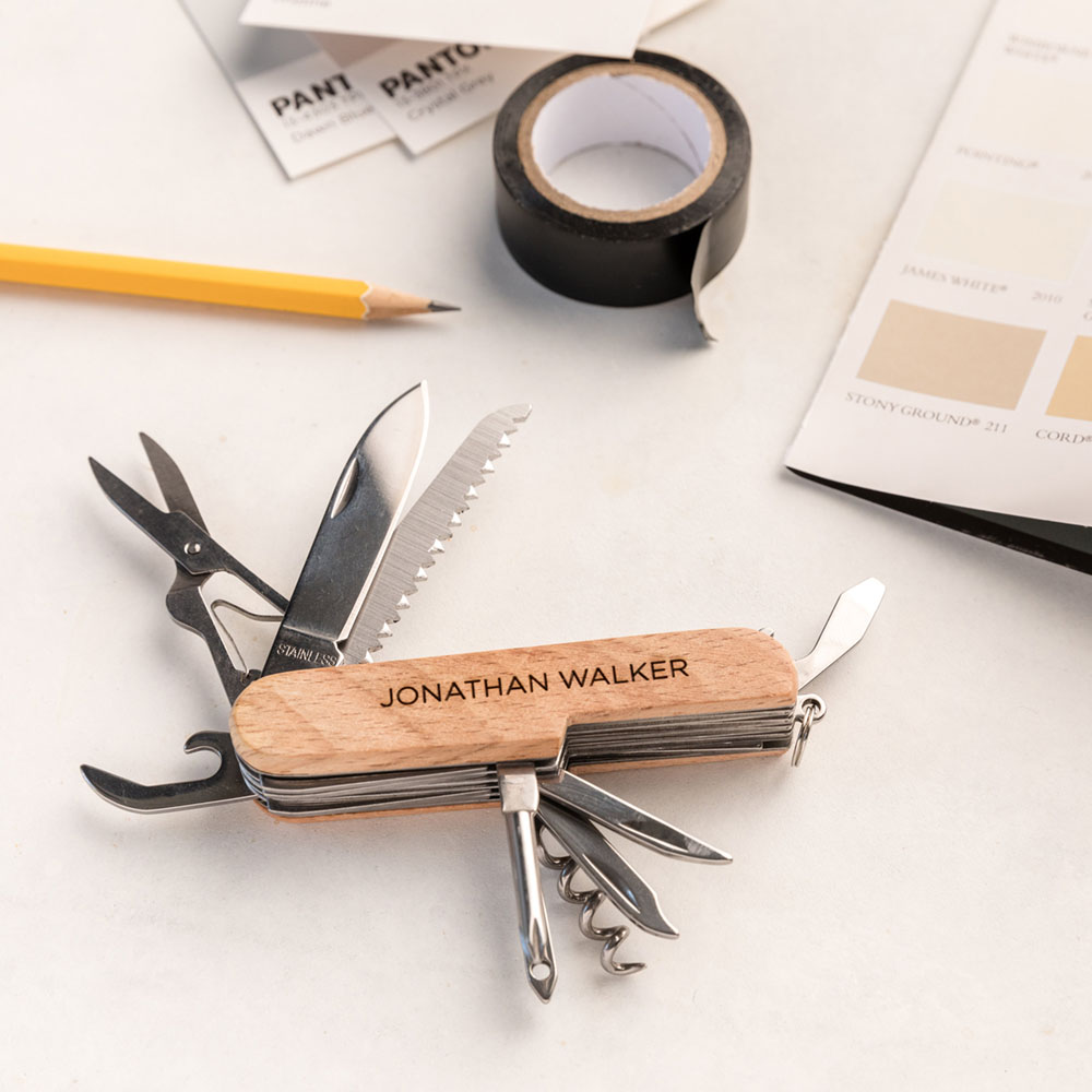 Wine Beer Name - Personalized Multi-function Tool Wooden Corkscrews Wine
