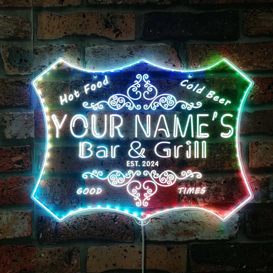 Wine Beer Name - Personalized Your Name Bar & Grill