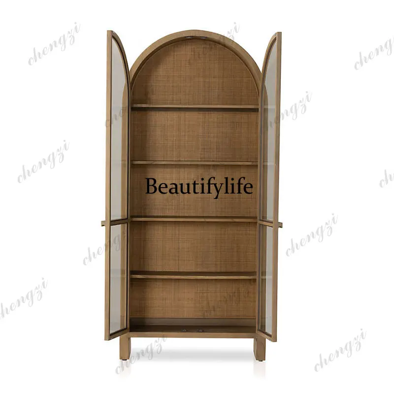 Wine & Beer Tours Of Nova Scotia - A4567 American arched rattan bookcase French