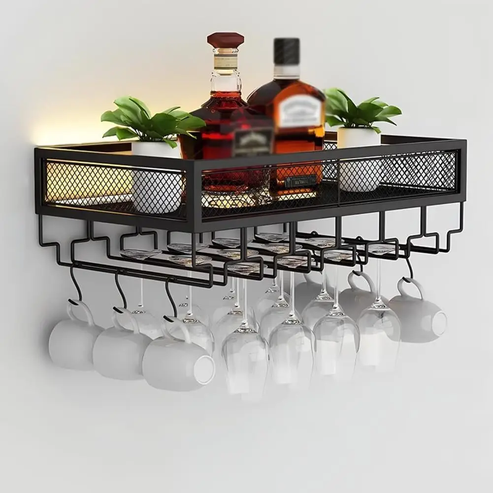 Wine Rack Wall Mount - Wine Rack Wall Mounted with LED