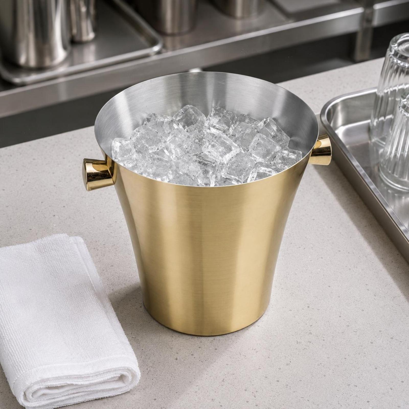 Stainless Steel Ice Container  - đánh giá và giá Ice Bucket Silver