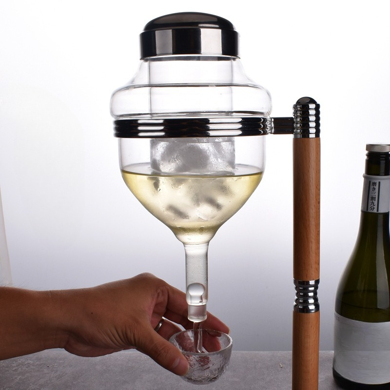 Drip Flow Sake Decanter Set Qu - đánh giá và giá Decanter Aerator Set