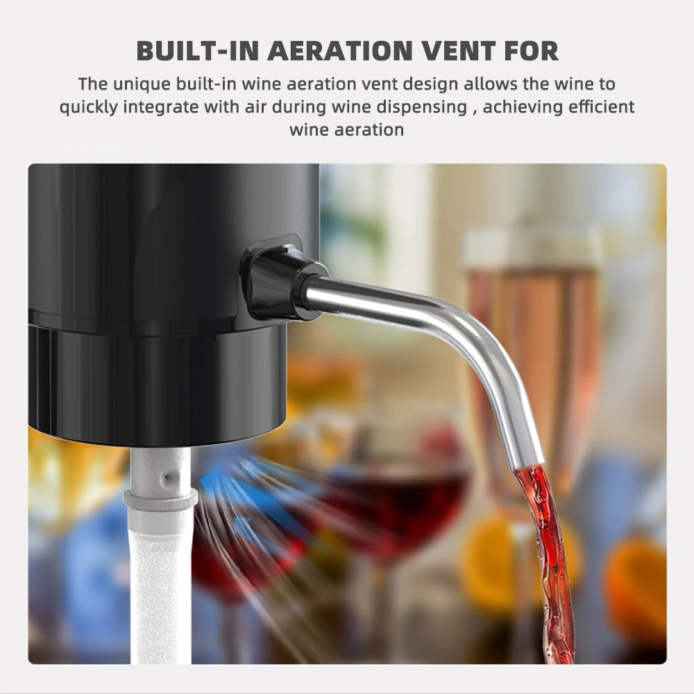 Automatic Wine Aerator Dispens - đánh giá và giá Decanter Aerator Set