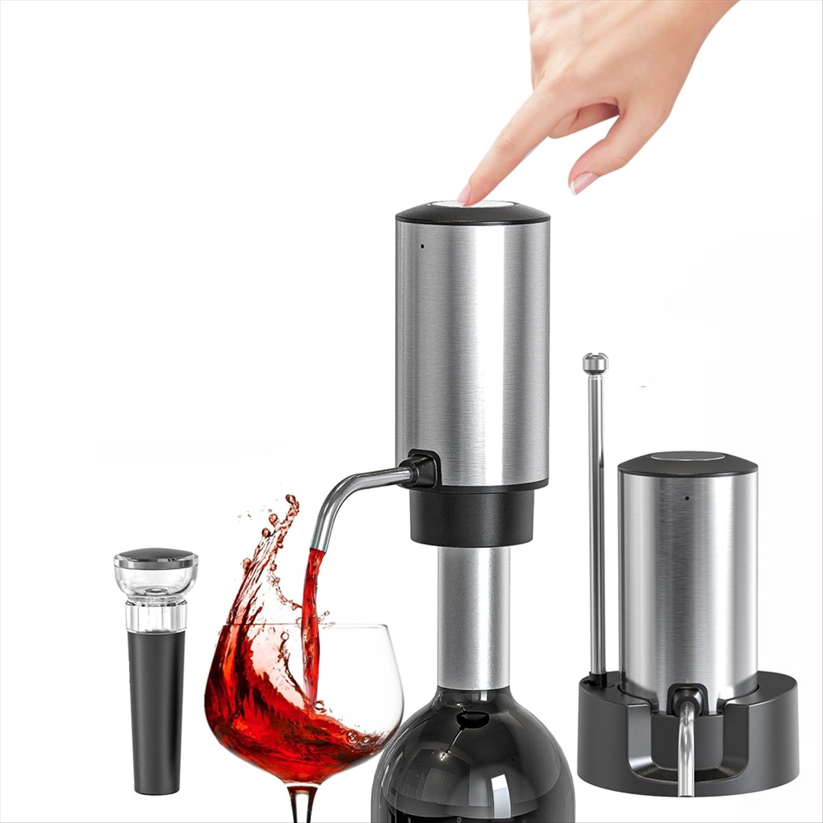 ETRT Electric Wine Aerator Win - đánh giá và giá Decanter Aerator Set