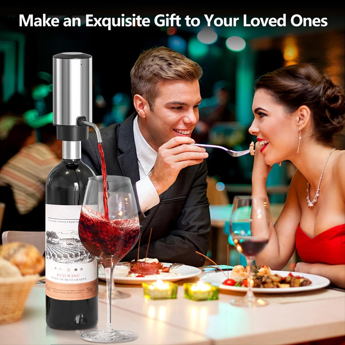 ETRT Electric Wine Aerator Win - đánh giá và giá Decanter Aerator Set
