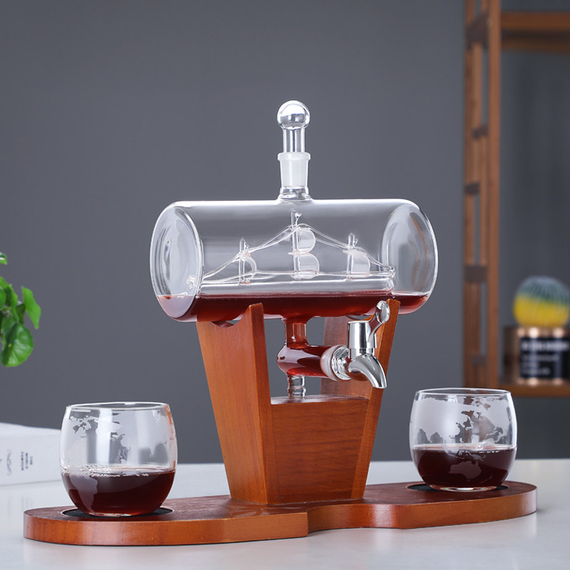 Tempered Glass Wine Decanter H - đánh giá và giá Decanter Aerator Set