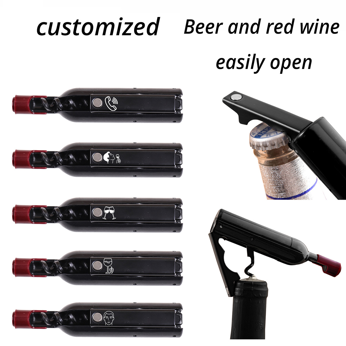 Custom Text Wine Opener Person - đánh giá và giá Wine Beer Name