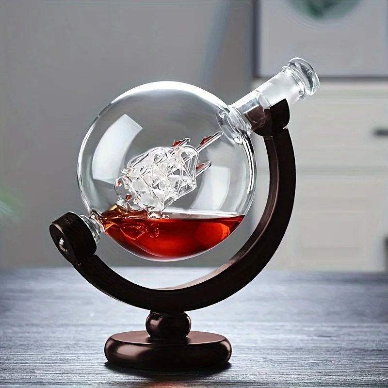 Globe Shaped Whiskey Decanter  - đánh giá và giá Decanter Aerator Set