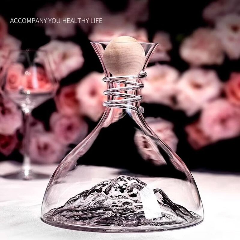 Crystal Iceberg Shape Rapid Ae - đánh giá và giá Decanter Aerator Set