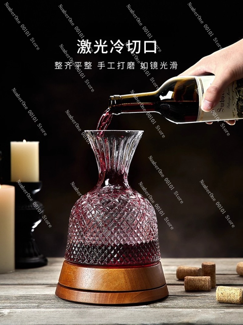 Luxury Rotating Wine Decanter  - đánh giá và giá Decanter Aerator Set