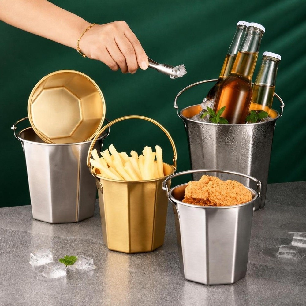 0.7L/1.1L/1.7L Capacity Mini I - đánh giá và giá Ice Bucket Silver