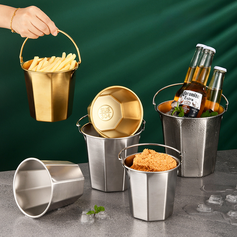 304 Stainless Steel Mini Ice B - đánh giá và giá Ice Bucket Silver