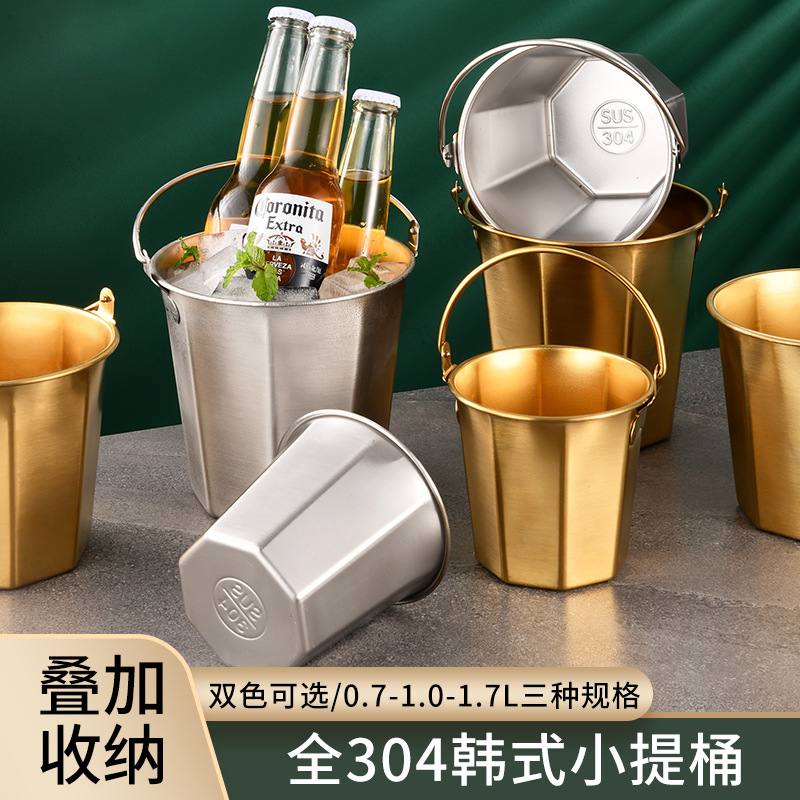 304 Stainless Steel Mini Ice B - đánh giá và giá Ice Bucket Silver
