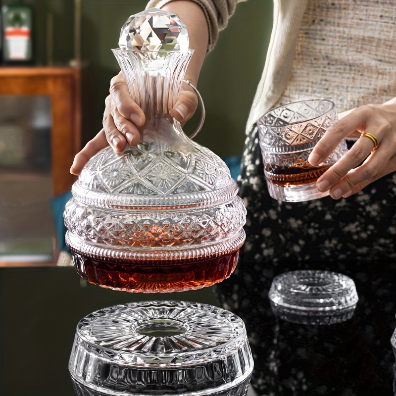 Crystal Wine Decanter Elegant  - đánh giá và giá Decanter Aerator Set
