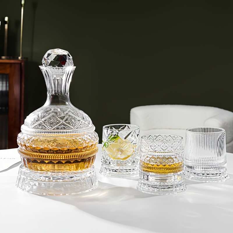 Crystal Wine Decanter Elegant  - đánh giá và giá Decanter Aerator Set