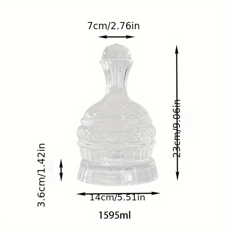 Crystal Wine Decanter Elegant  - đánh giá và giá Decanter Aerator Set