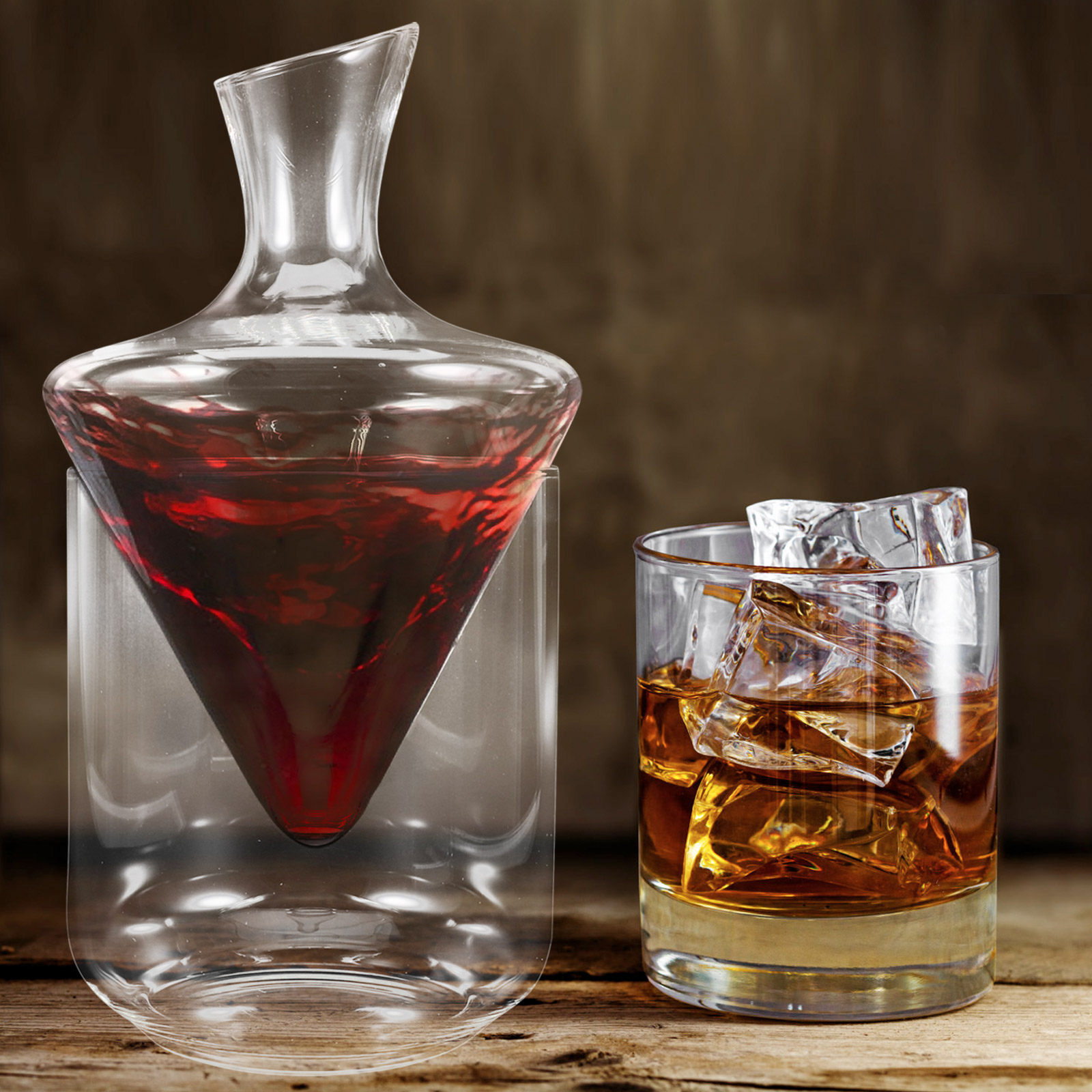 1Pcs Clear Transparent Glass D - đánh giá và giá Decanter Aerator Set