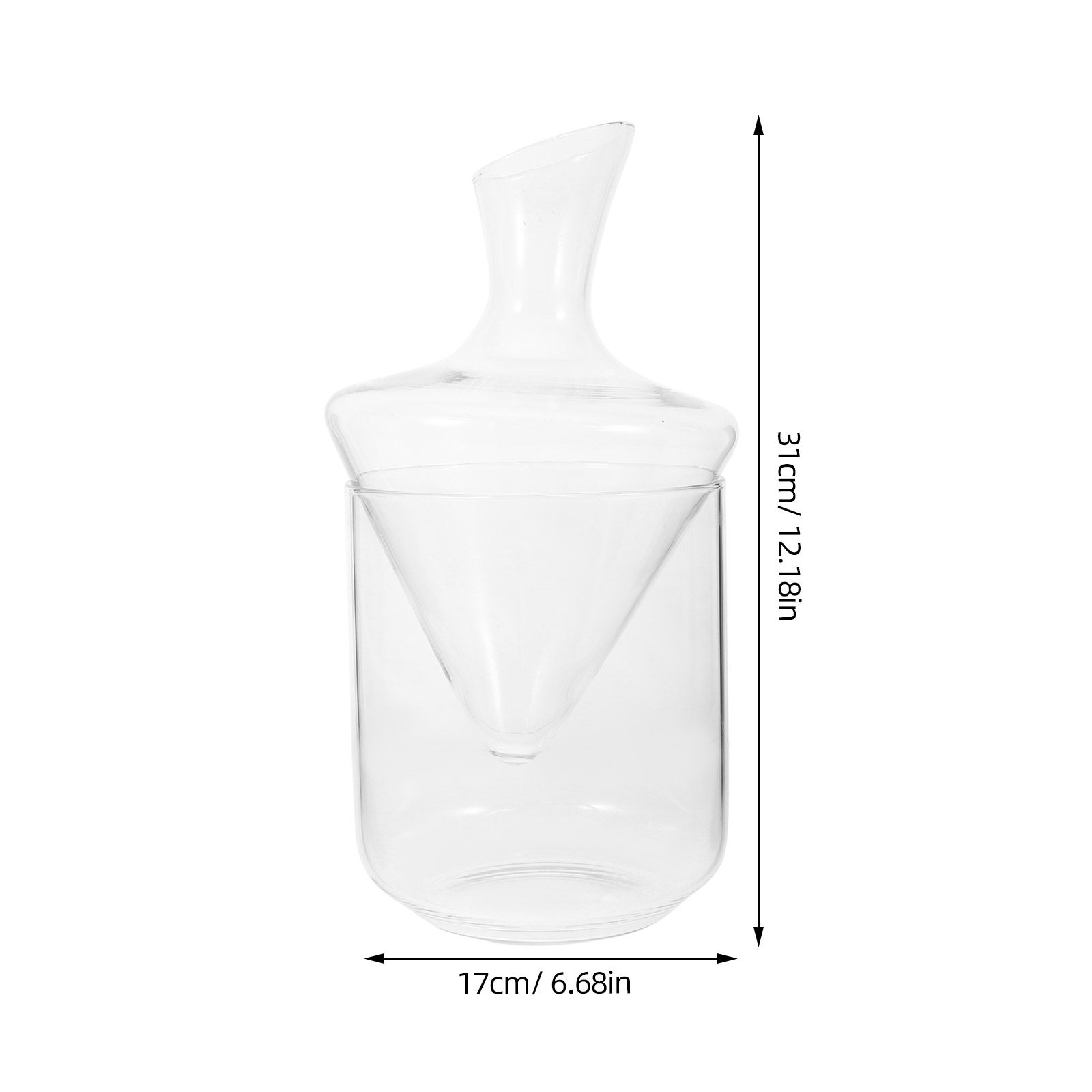 1Pcs Clear Transparent Glass D - đánh giá và giá Decanter Aerator Set