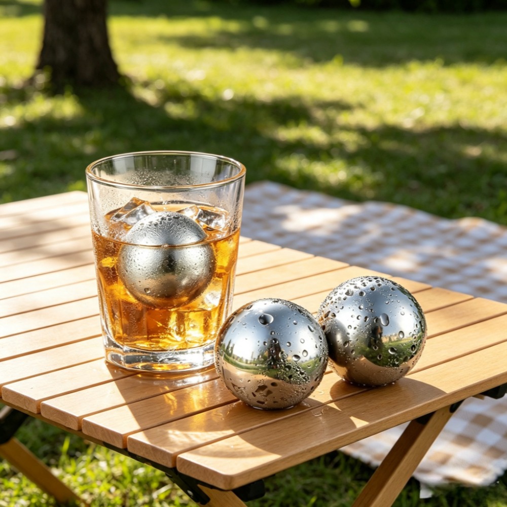 Reusable Ice Cubes & Metal Chi - đánh giá và giá Ice Bucket Silver