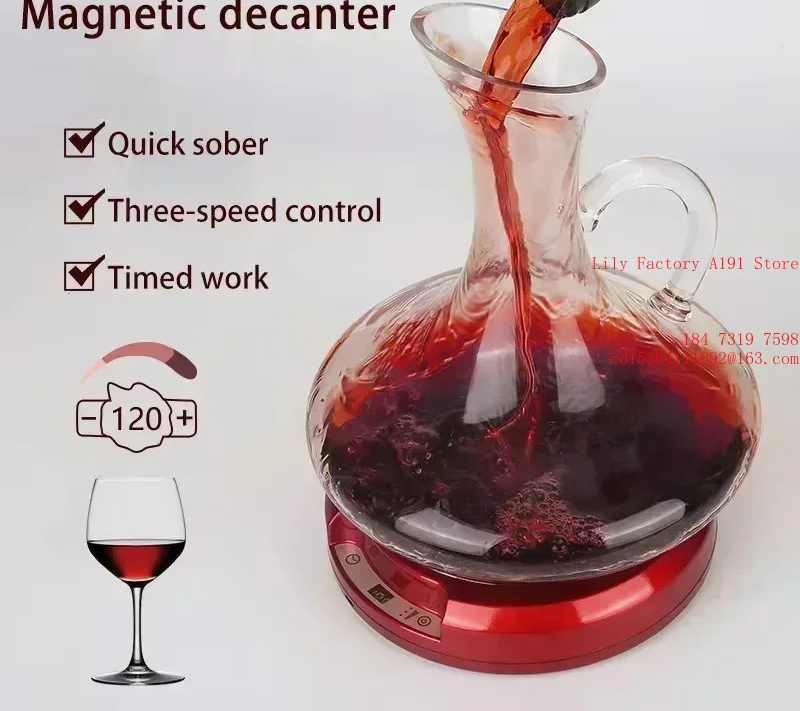Hot Seller Automatic Rechargea - đánh giá và giá Decanter Aerator Set
