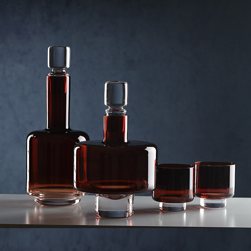 Modern Minimal Textured Crysta - đánh giá và giá Decanter Aerator Set
